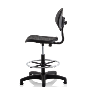 Malaga Polyurethane Medium Back Hi Rise Draughtsman Task Operator Office Chair - Image 4