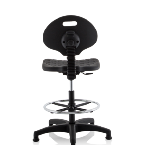 Malaga Polyurethane Medium Back Hi Rise Draughtsman Task Operator Office Chair - Image 6