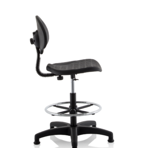 Malaga Polyurethane Medium Back Hi Rise Draughtsman Task Operator Office Chair - Image 8