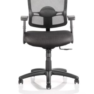 Portland Medium Mesh Back Task Operator Office Chair with Arms - Image 2