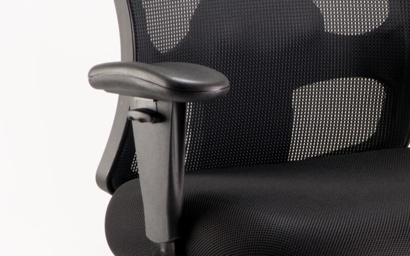 Portland HD High Back Heavy Duty Task Operator Office Chair with Arms - Image 2