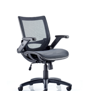 Fuller Medium Mesh Back Task Operator Office Chair with Folding Arms