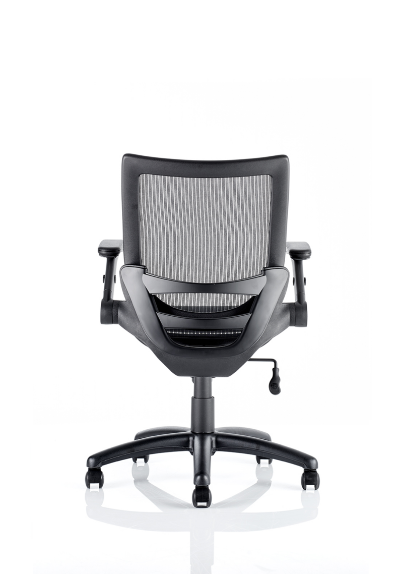 Fuller Medium Mesh Back Task Operator Office Chair with Folding Arms - Image 5