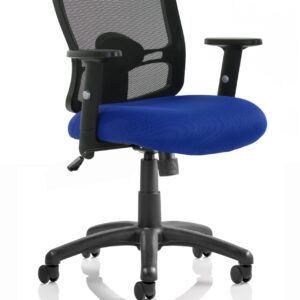Portland Medium Mesh Back Task Operator Office Chair with Arms - Image 7