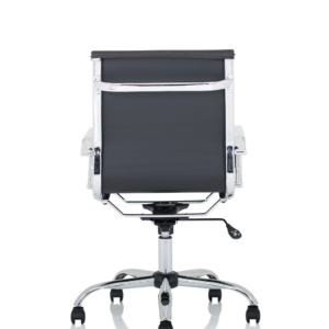 Nola Black Leather Executive Office Chair with Arms - Image 6