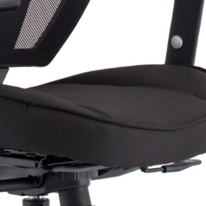 Denver High Mesh Back Black Task Operator Office Chair with Arms - Image 21