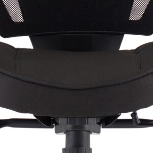 Denver High Mesh Back Black Task Operator Office Chair with Arms - Image 20