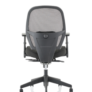 Denver High Mesh Back Black Task Operator Office Chair with Arms - Image 13