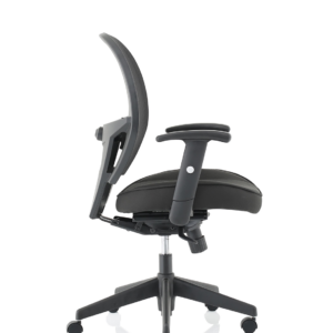 Denver High Mesh Back Black Task Operator Office Chair with Arms - Image 15