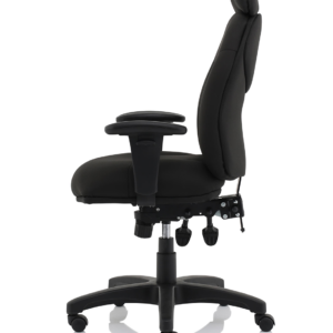 Jet High Back Black Fabric Task Operator Office Chair - Image 4