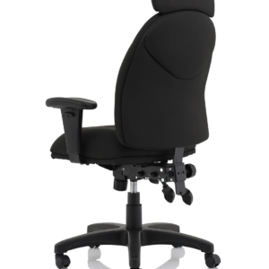 Jet High Back Black Fabric Task Operator Office Chair - Image 5