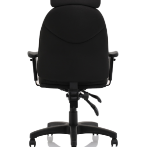 Jet High Back Black Fabric Task Operator Office Chair - Image 6
