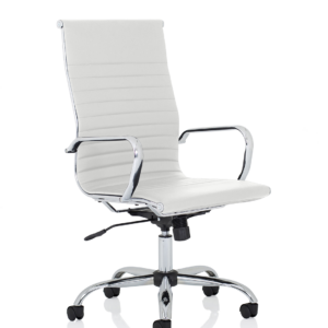 Nola Black Leather Executive Office Chair with Arms - Image 18