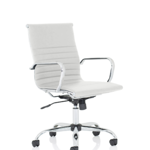 Nola Black Leather Executive Office Chair with Arms - Image 10