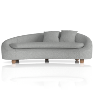 Mimi 3 Seater Curved Sofa - Image 2