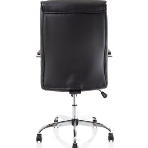 Carter High Back Black Leather Executive Office Chair with Arms - Image 6
