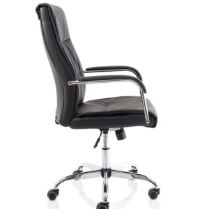 Carter High Back Black Leather Executive Office Chair with Arms - Image 8