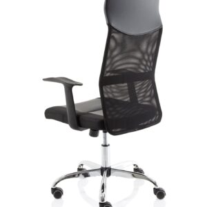 Vegalite High Mesh Back Black Executive Office Chair with Arms - Image 5