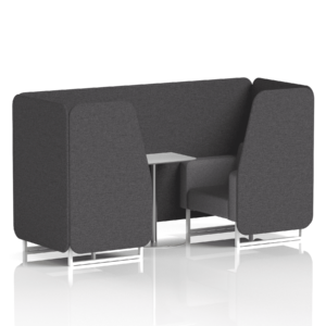 Brixworth Booth With White Legs And White Table In Two Tone - Image 7