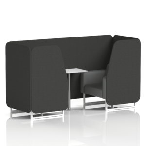 Brixworth Booth With White Legs And White Table In Two Tone - Image 21