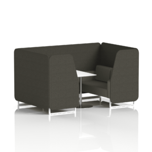 Brixworth Booth With White Legs And White Table In Two Tone - Image 46