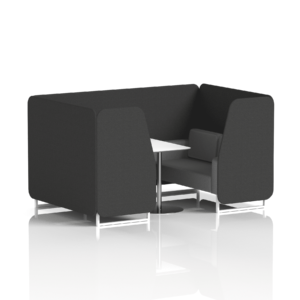 Brixworth Booth With White Legs And White Table In Two Tone - Image 51