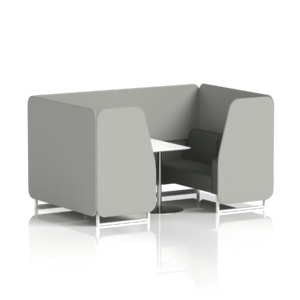 Brixworth Booth With White Legs And White Table In Two Tone - Image 58