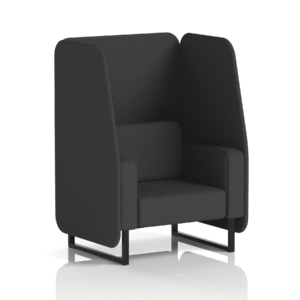 Brixworth Open Booth With Black Legs in Single Tone - Image 22