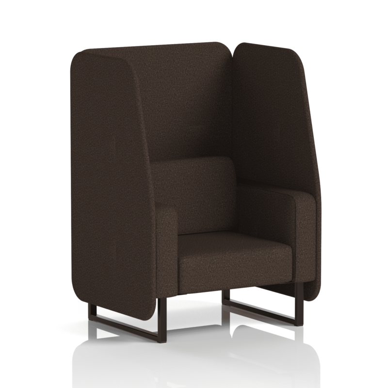 Brixworth Open Booth With Black Legs in Single Tone - Image 25