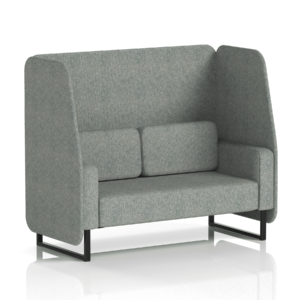 Brixworth Open Booth With Black Legs in Single Tone - Image 36