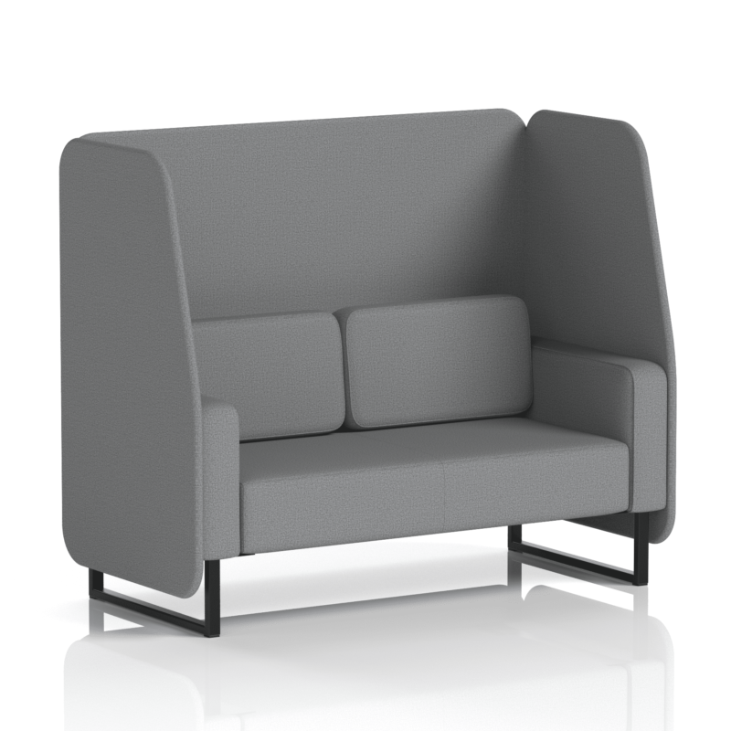 Brixworth Open Booth With Black Legs in Single Tone - Image 54