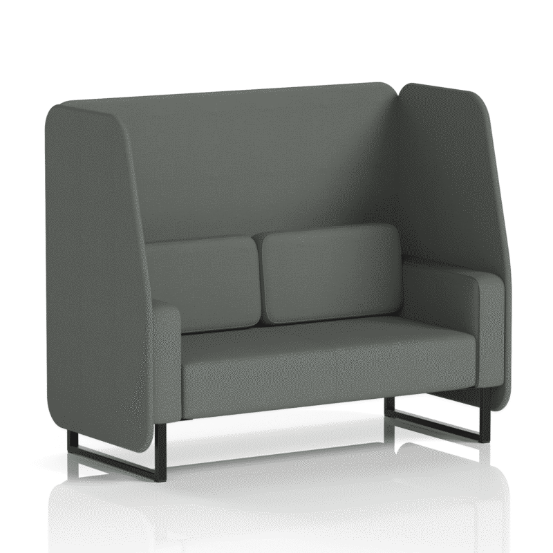 Brixworth Open Booth With Black Legs in Single Tone - Image 57