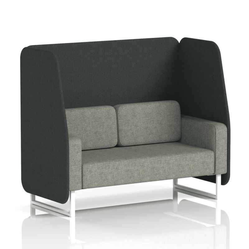 Brixworth Open Booth With White Legs in Two Tone - Image 33