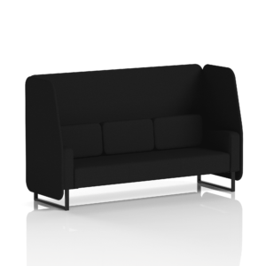 Brixworth Open Booth With Black Legs in Single Tone - Image 70