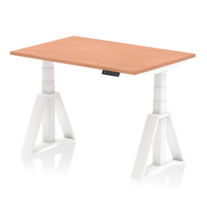 Air Height Adjustable Desk without Cable Ports With Piste Foot - Image 21