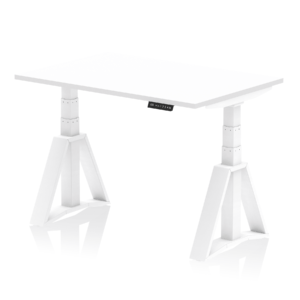 Air Height Adjustable Desk without Cable Ports With Piste Foot - Image 29