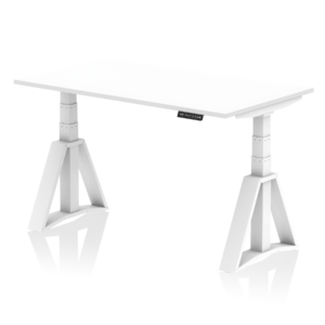 Air Height Adjustable Desk without Cable Ports With Piste Foot - Image 30