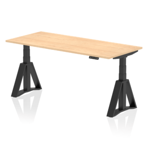 Air Height Adjustable Desk without Cable Ports With Piste Foot - Image 64