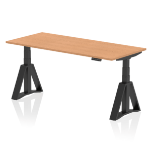 Air Height Adjustable Desk without Cable Ports With Piste Foot - Image 68