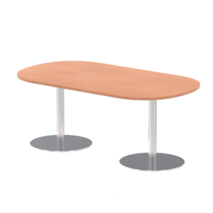 Italia Boardroom Table Silver Leg