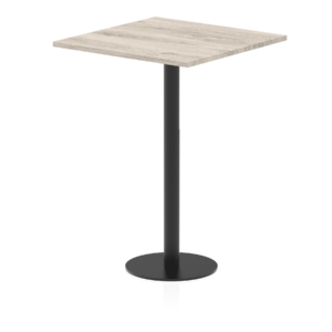 Italia Square Poseur Table Black Leg - Image 24