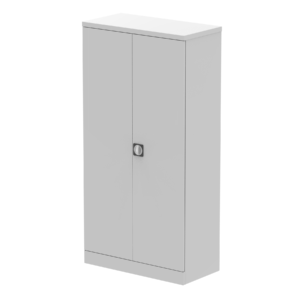 Qube Stationery 2-Door Cupboard With Shelves - Image 2