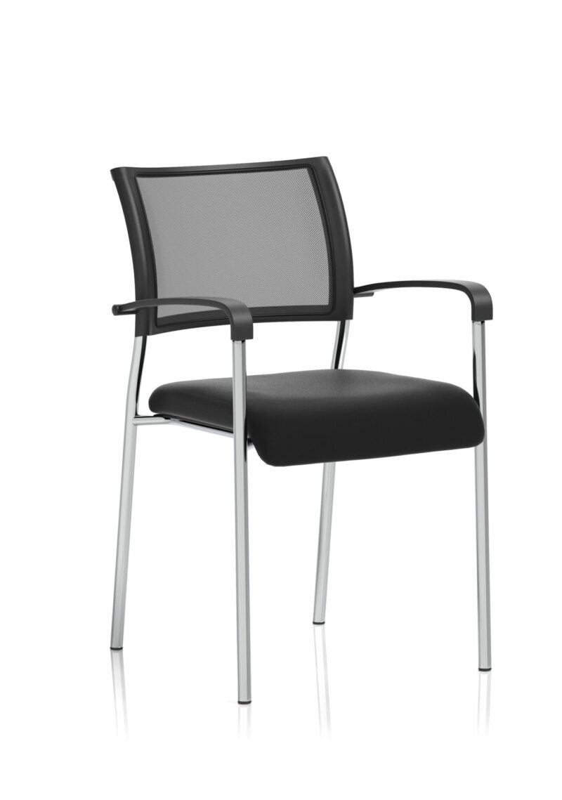 OE - Brunswick Medium Back Stacking Visitor Office Chair - Image 3