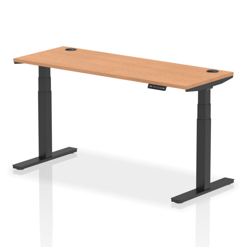 OE - Air Height Adjustable Slimline Desk With Cable Ports - Image 67