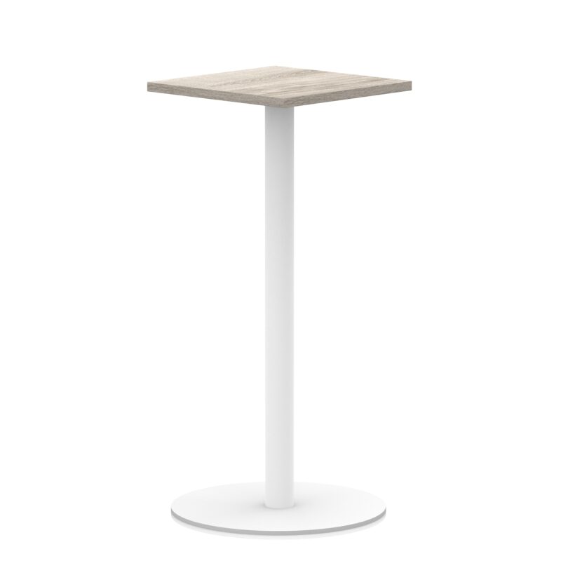 Italia Square Poseur Table White Leg - Image 12