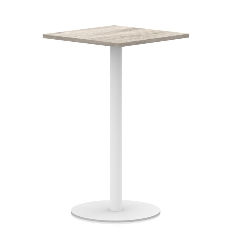Italia Square Poseur Table White Leg - Image 24