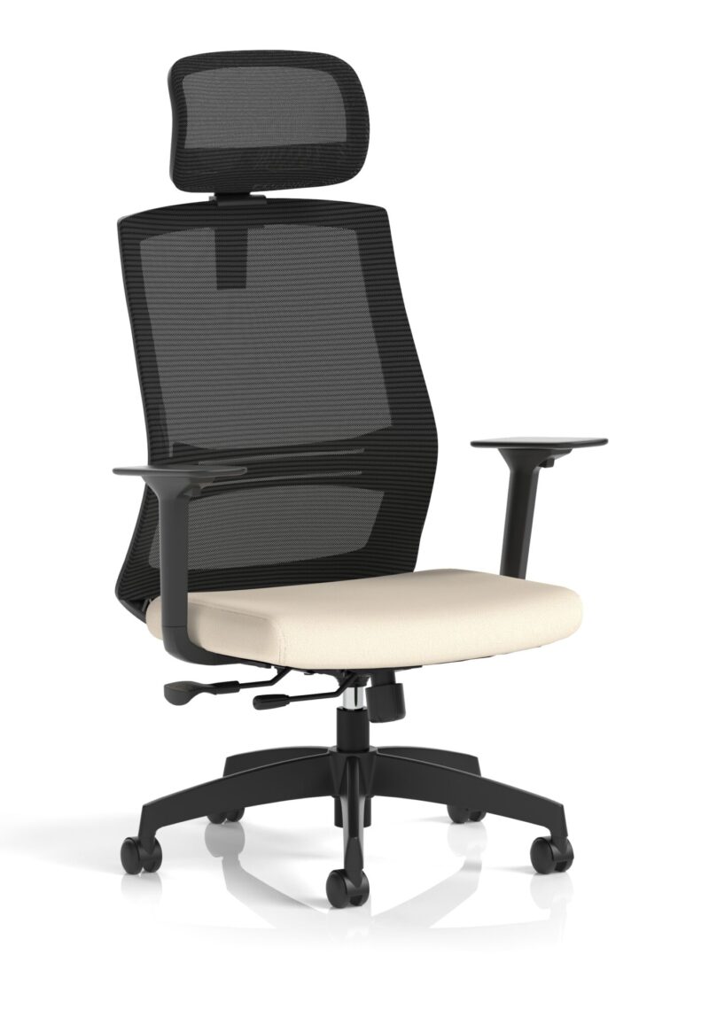Ventra Mesh Back Task Operator Office Chair Height Adjustable Arms - Image 37