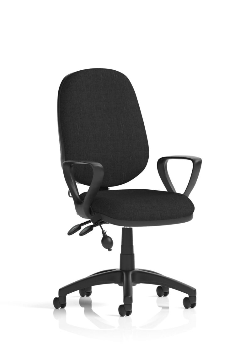 Eclipse Plus II Medium Back Task Operator Office Chair With Pump Lumbar - Image 4