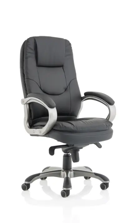 Oscar High Back Black Executive Office Chair with Arms