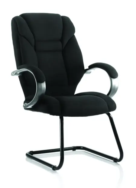 Galloway High Back Cantilever Visitor Chair with Arms